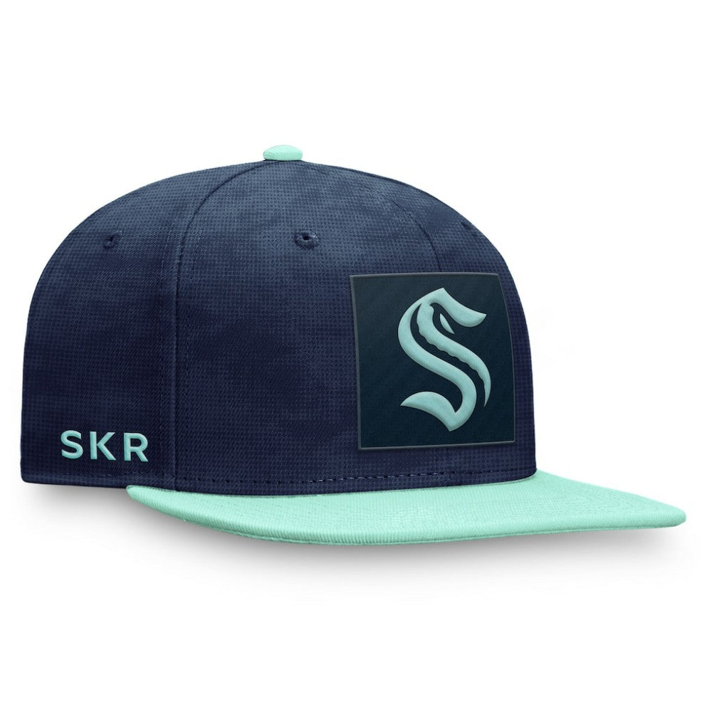 Seattle Kraken Fanatics Authentic Pro Rink Snapback Hat - Deep Sea Blue/Light Blue | Fanatics discount