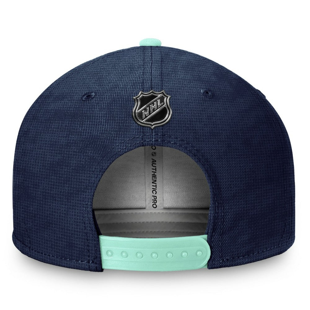Seattle Kraken Fanatics Authentic Pro Rink Snapback Hat - Deep Sea Blue/Light Blue | Fanatics discount