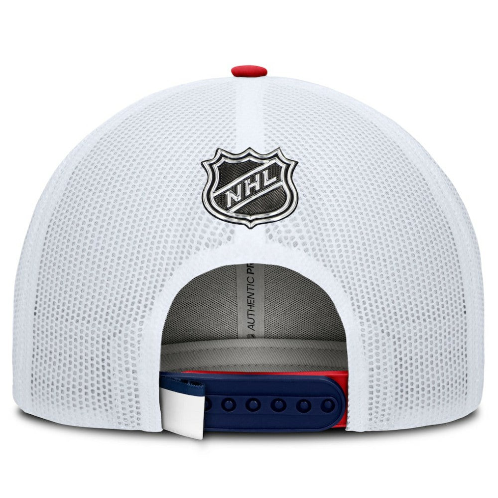 Washington Capitals Fanatics Authentic Pro Rink Adjustable Trucker Hat - Navy/White | Fanatics sale