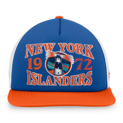 New York Islanders Fanatics Heritage Foam Front Adjustable Trucker Hat - Royal | Fanatics Lifestyle