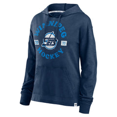 Winnipeg Jets Fanatics Women's Faded Pullover Hoodie - Heather Navy | Fanatics sale
