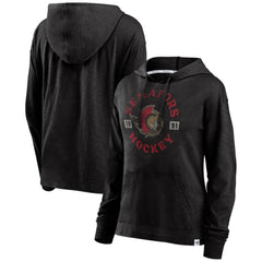 Ottawa Senators Fanatics Women's True Classic Pullover Hoodie - Heather Black | Fanatics on sale
