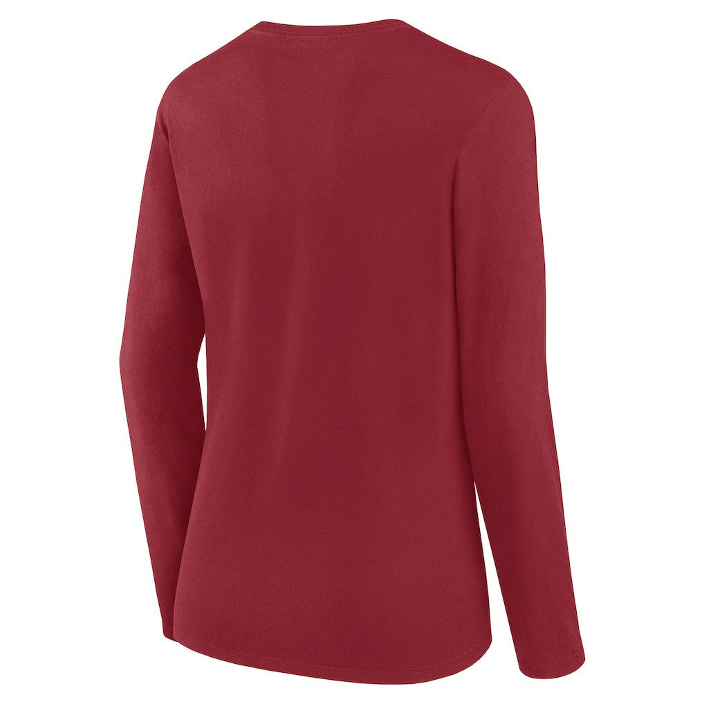 Arizona Cardinals Women's Cheerleader Long Sleeve T-Shirt - Cardinal - Fanatics