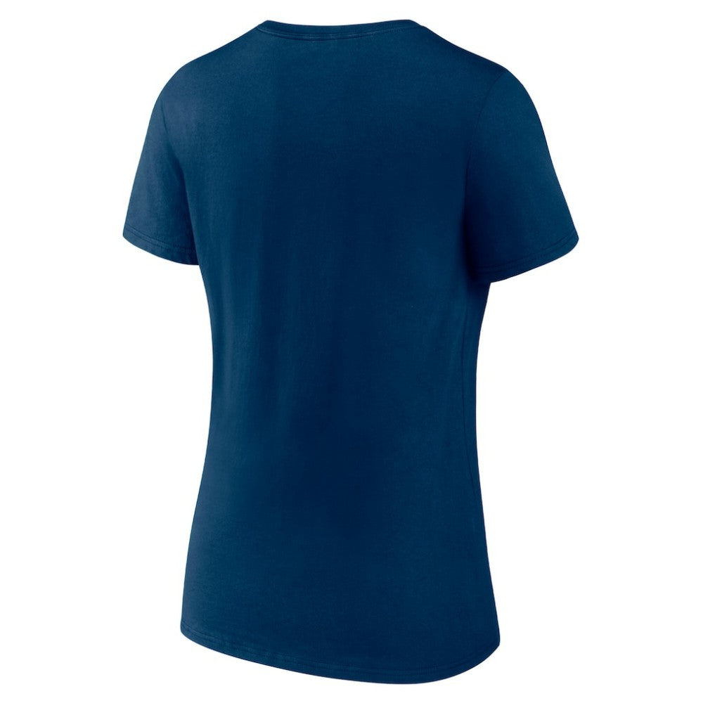 Seattle Kraken Fanatics Women's V-Neck T-Shirt - Deep Sea Blue | Fanatics discount