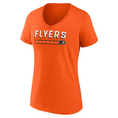 Philadelphia Flyers Fanatics Women's V-Neck T-Shirt - Orange | Fanatics Clearance