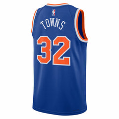 Nike Karl-Anthony Towns New York Knicks Unisex Swingman Jersey Blue Icon Edition