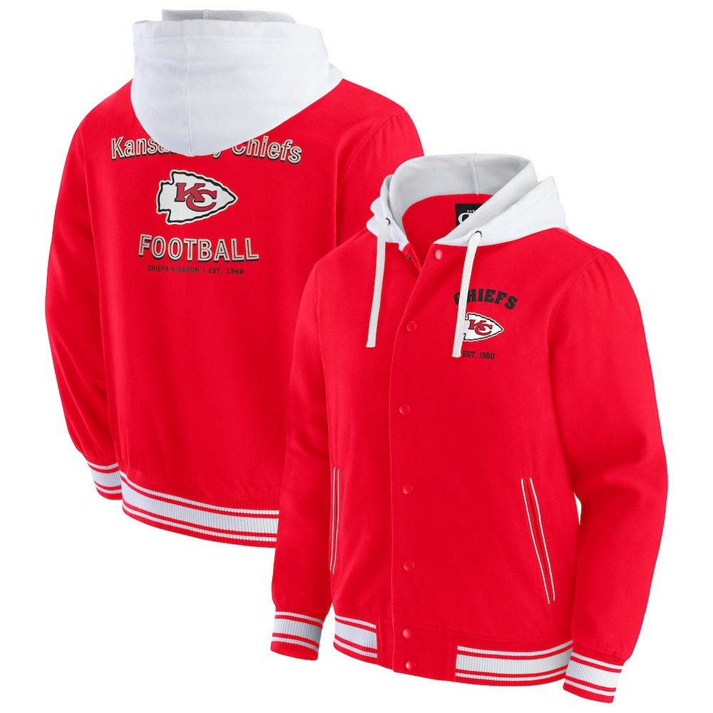Kansas City Chiefs Darius Rucker Collection Full-Snap Hoodie Jacket - Red - Fanatics