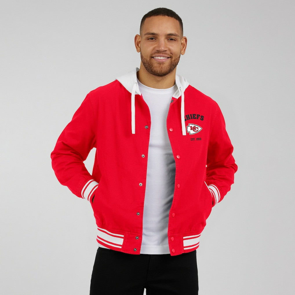 Kansas City Chiefs Darius Rucker Collection Full-Snap Hoodie Jacket - Red - Fanatics
