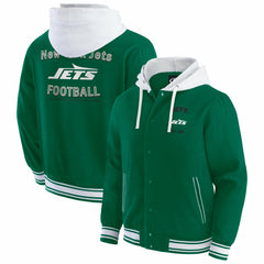 New York Jets Darius Rucker Collection Full-Snap Hoodie Jacket - Green - Fanatics
