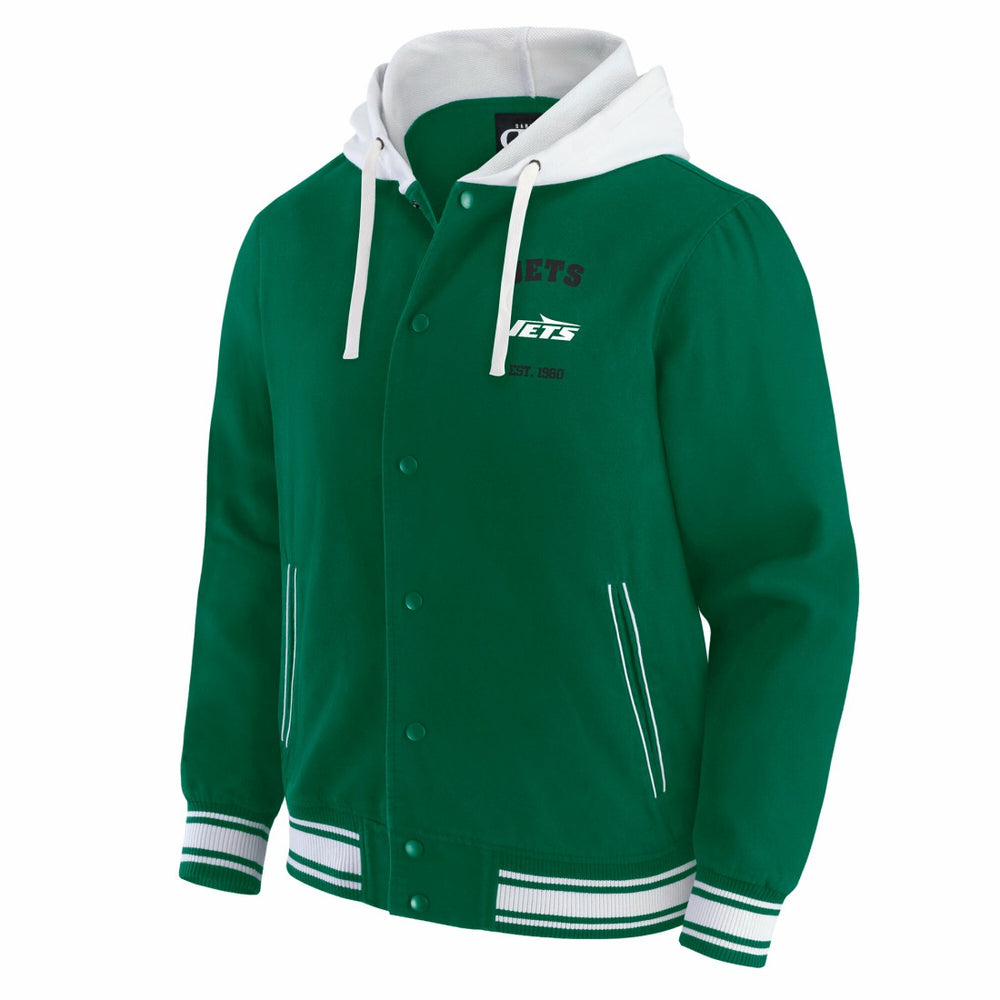 New York Jets Darius Rucker Collection Full-Snap Hoodie Jacket - Green - Fanatics