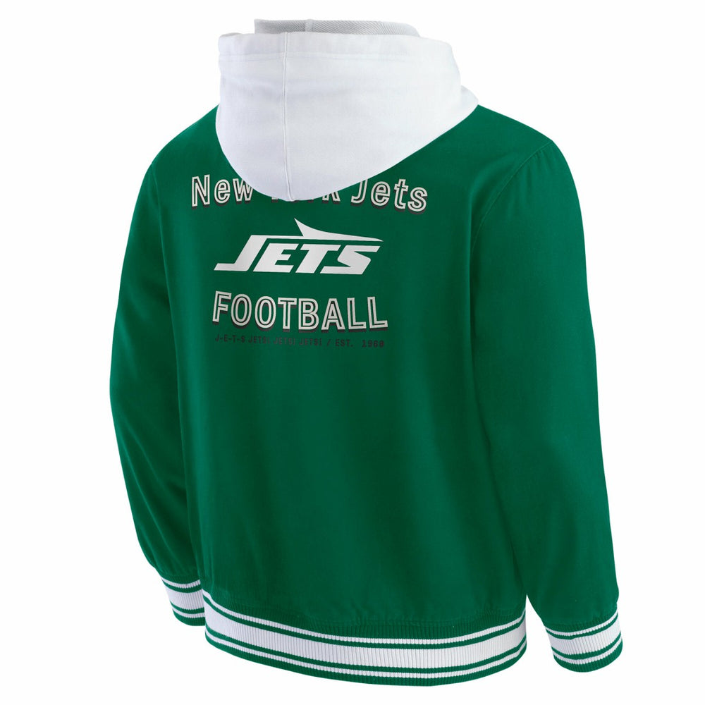 New York Jets Darius Rucker Collection Full-Snap Hoodie Jacket - Green - Fanatics