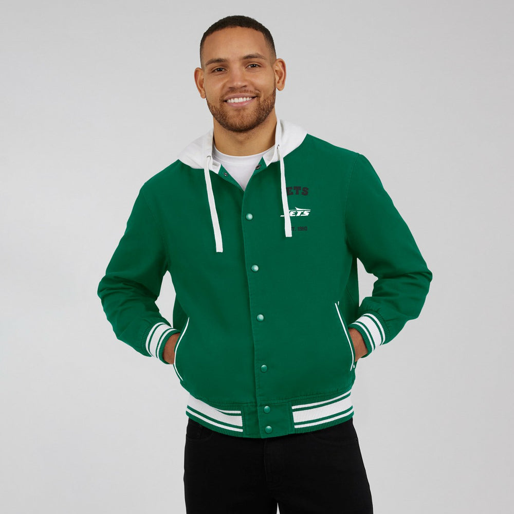 New York Jets Darius Rucker Collection Full-Snap Hoodie Jacket - Green - Fanatics