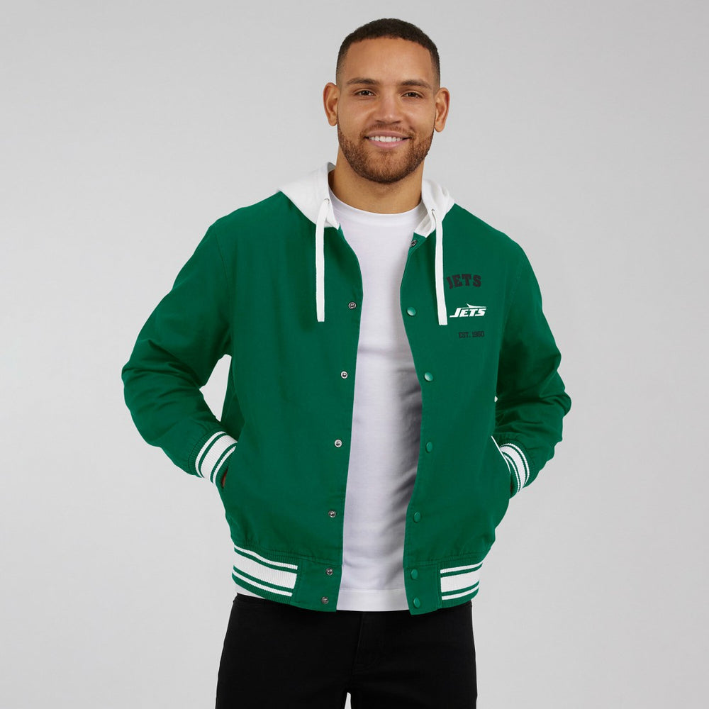 New York Jets Darius Rucker Collection Full-Snap Hoodie Jacket - Green - Fanatics