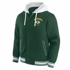 Green Bay Packers Darius Rucker Collection Full-Snap Hoodie Jacket - Green - Fanatics