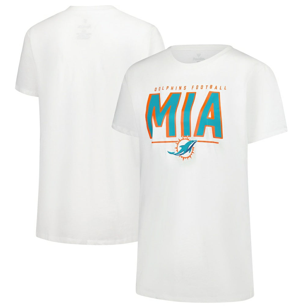Miami Dolphins Women's Cheerleader T-Shirt - White - Fanatics
