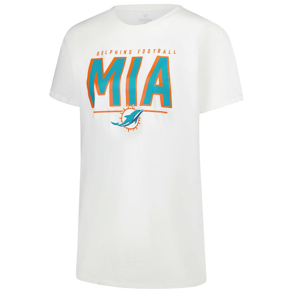 Miami Dolphins Women's Cheerleader T-Shirt - White - Fanatics