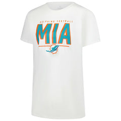 Miami Dolphins Women's Cheerleader T-Shirt - White - Fanatics