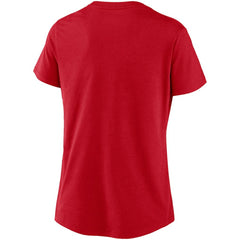 Washington Nationals Nike Women's Local Team Tri-Blend V-Neck T-Shirt Outlet