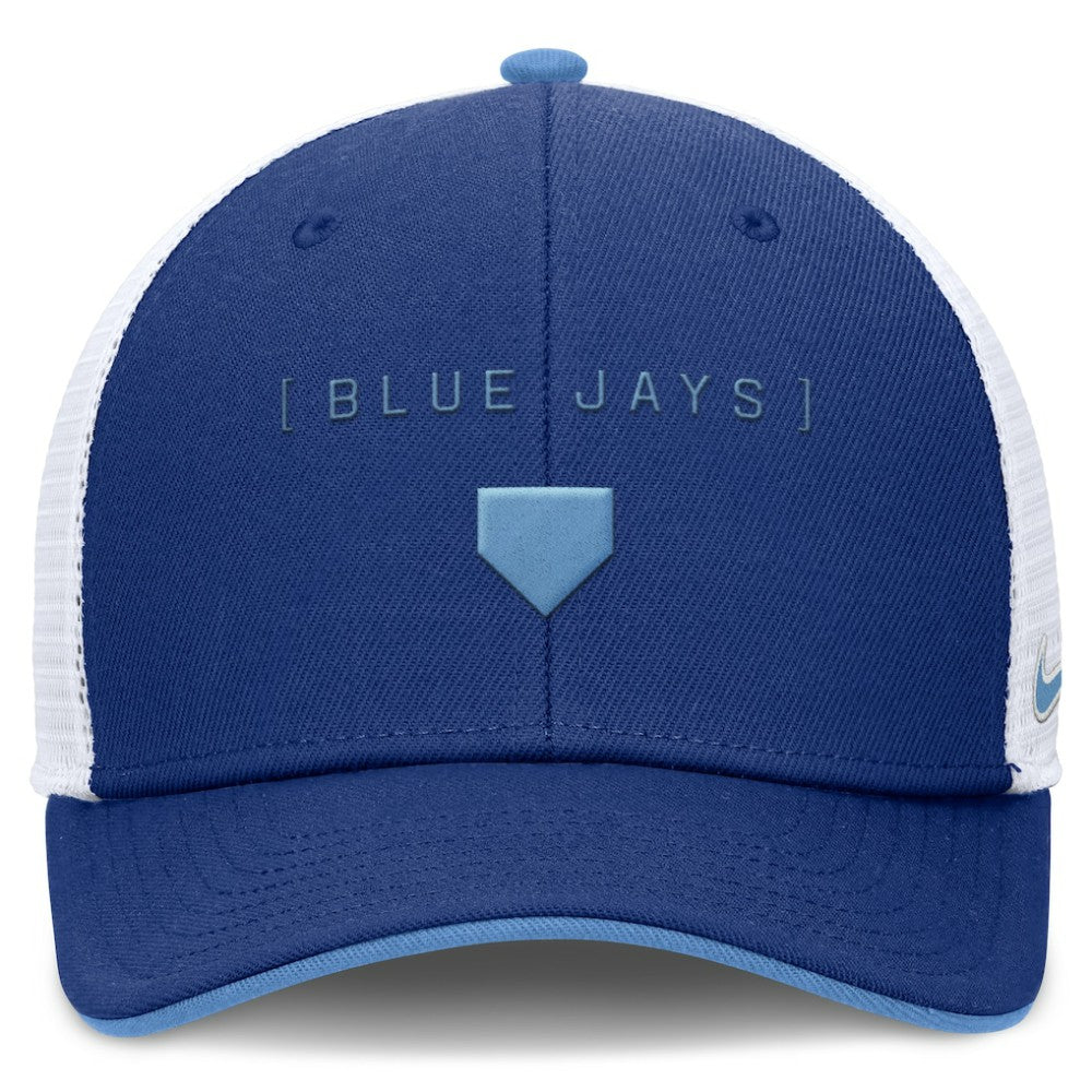Toronto Blue Jays Nike Rise Diamond Plate Performance Trucker Flex Hat for sale