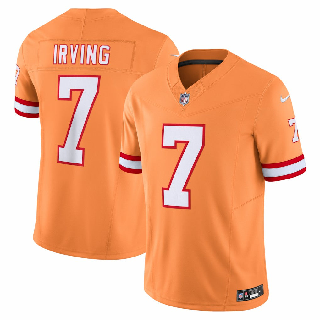 Bucky Irving Tampa Bay Buccaneers Alternate 2 Throwback Vapor F.U.S.E. Limited Jersey - Orange - Nike