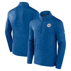 Winnipeg Jets Fanatics Authentic Pro Lightweight Quarter-Zip Pullover - Heather Blue | Fanatics on sale
