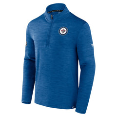 Winnipeg Jets Fanatics Authentic Pro Lightweight Quarter-Zip Pullover - Heather Blue | Fanatics on sale