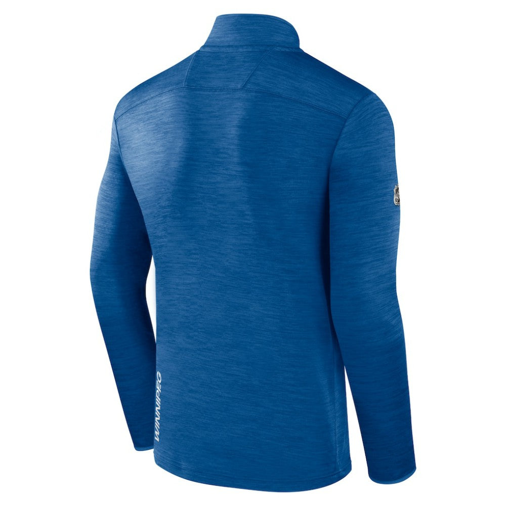 Winnipeg Jets Fanatics Authentic Pro Lightweight Quarter-Zip Pullover - Heather Blue | Fanatics on sale