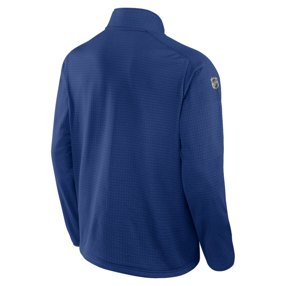 Vancouver Canucks Fanatics Authentic Pro Rink Quarter-Zip Top - Blue | Fanatics near me