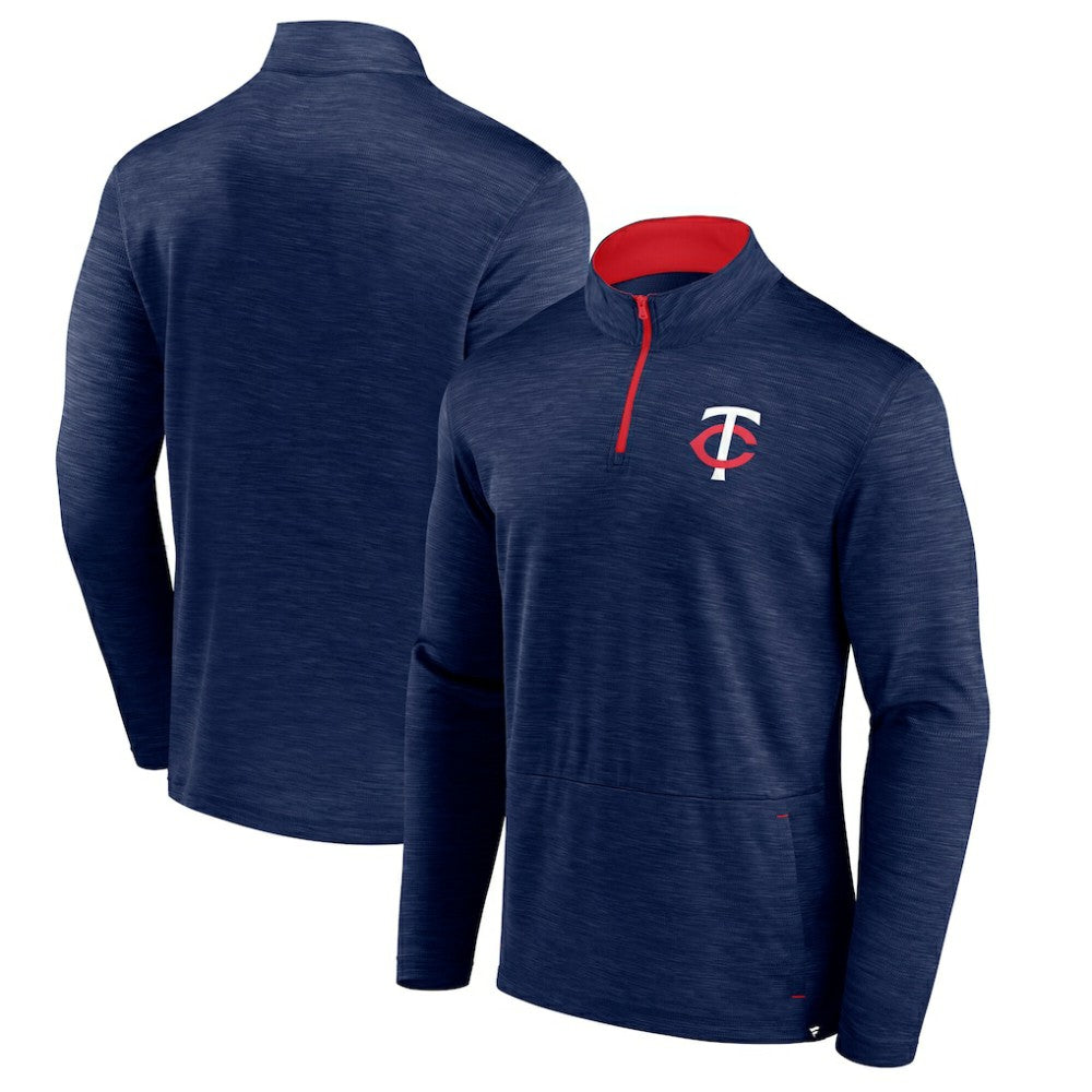 Minnesota Twins Fanatics Fundamentals Quarter-Zip Pullover Discount