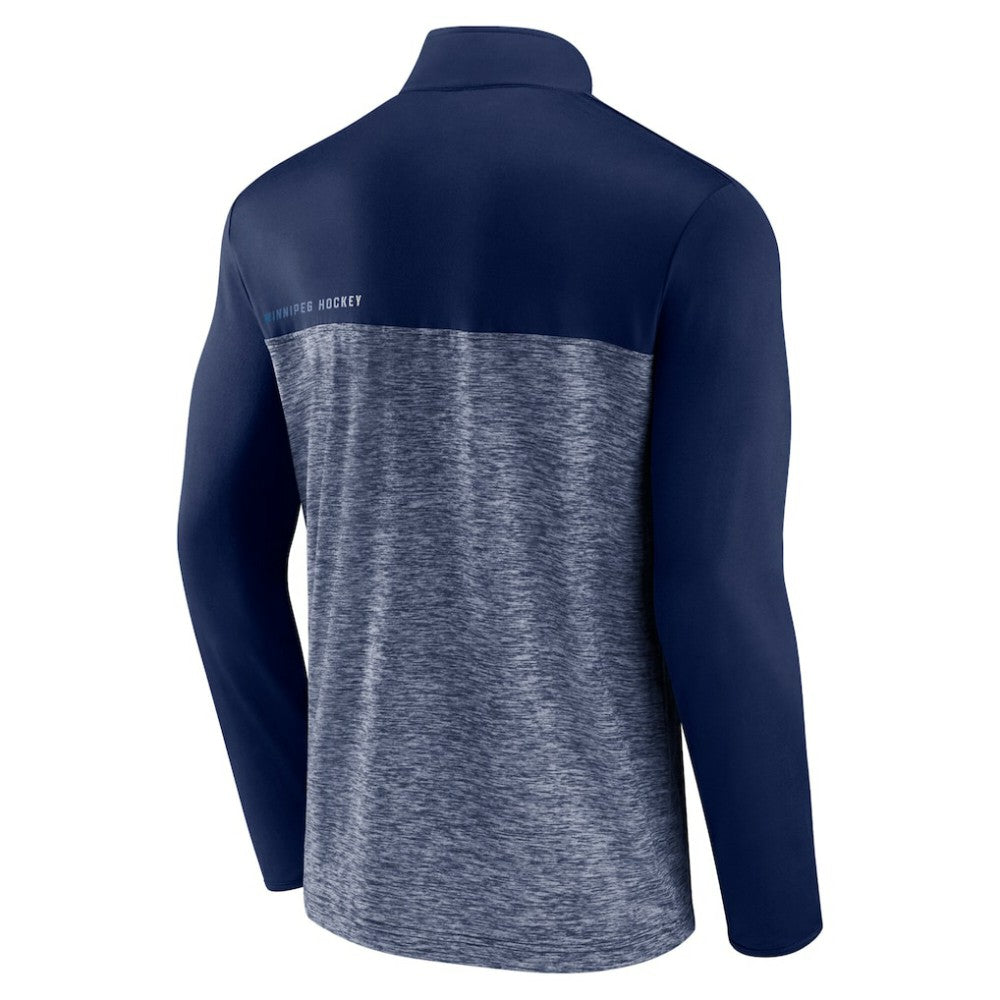 Winnipeg Jets Fanatics Iconic Defender Quarter-Zip Jacket - Navy | Fanatics online