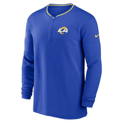 Los Angeles Rams Coach Half-Zip Sweatshirt - Royal - Nike