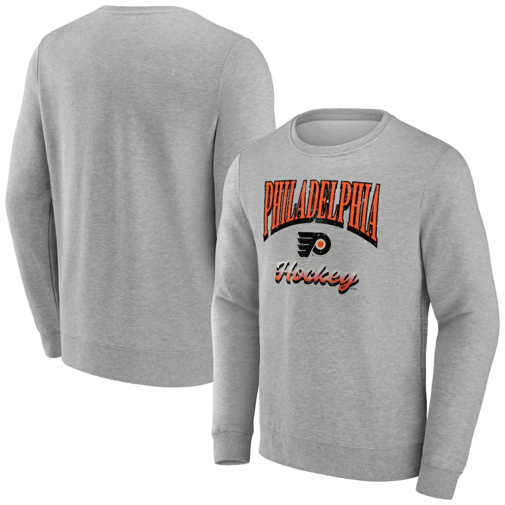 Philadelphia Flyers Fanatics Light the Candle Fleece Pullover Sweatshirt - Gray | Fanatics near me