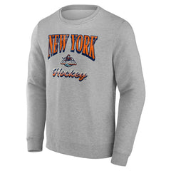 New York Islanders Fanatics Light the Candle Fleece Pullover Sweatshirt - Gray | Fanatics near me