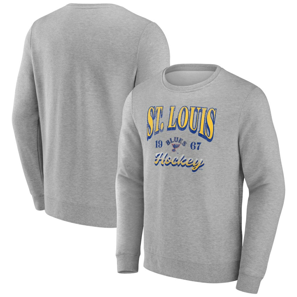 Fanatics St. Louis Blues Gray Nimbus Fleece Pullover Sweatshirt | Fanatics Clearance
