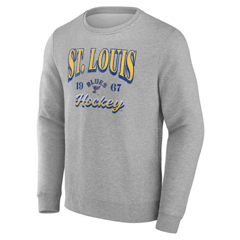 Fanatics St. Louis Blues Gray Nimbus Fleece Pullover Sweatshirt | Fanatics Clearance