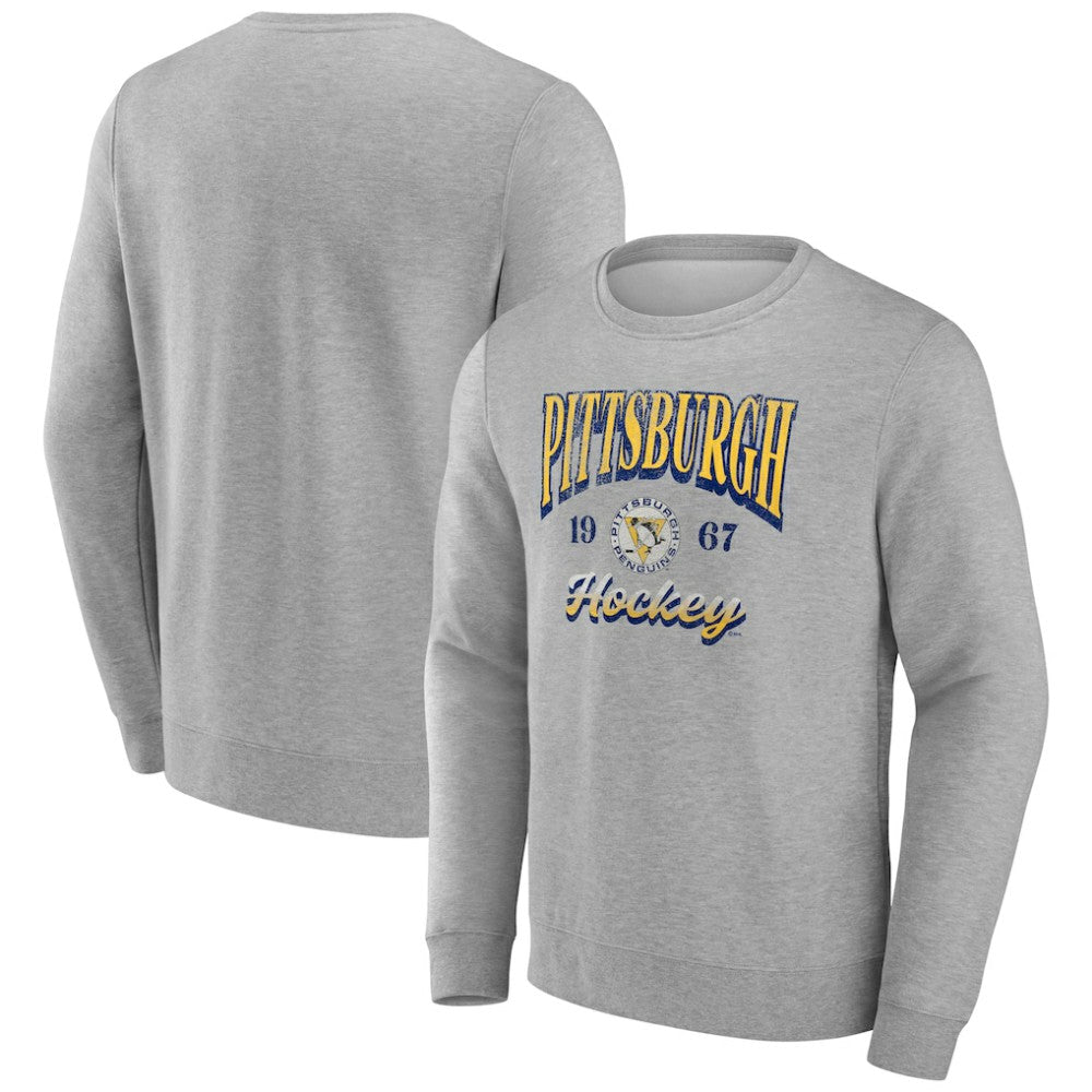 Fanatics Pittsburgh Penguins Gray Nimbus Fleece Pullover Sweatshirt | Fanatics near me