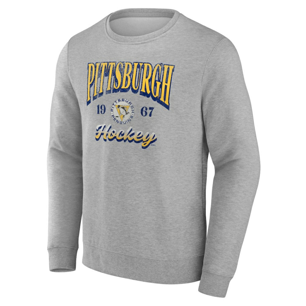 Fanatics Pittsburgh Penguins Gray Nimbus Fleece Pullover Sweatshirt | Fanatics near me