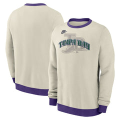 Tampa Bay Rays Nike Cooperstown Collection Fleece Pullover Sweatshirt Outlet
