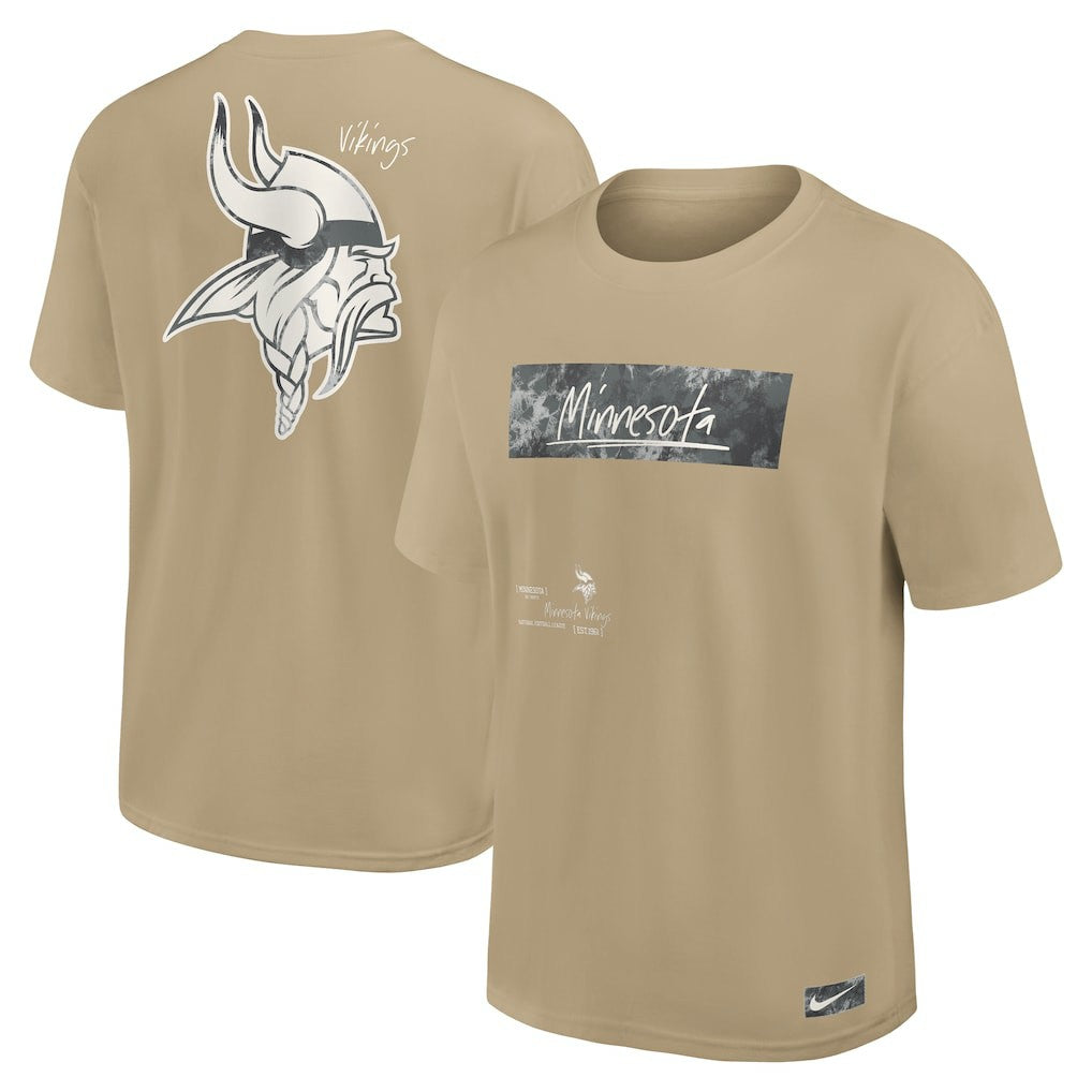 Minnesota Vikings Statement Max90 T-Shirt - Tan - Nike