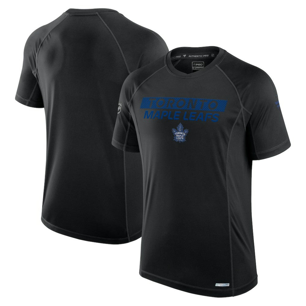 Toronto Maple Leafs Fanatics Authentic Pro Tech Raglan T-Shirt - Black | Fanatics Lifestyle