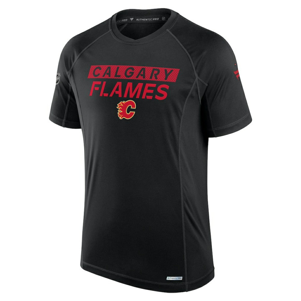 Calgary Flames Fanatics Authentic Pro Rink Tech T-Shirt - Black | Fanatics discount