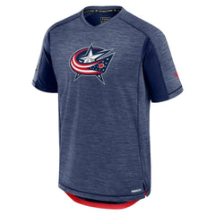 Columbus Blue Jackets Fanatics Authentic Pro Rink Performance T-Shirt - Heather Navy | Fanatics sale