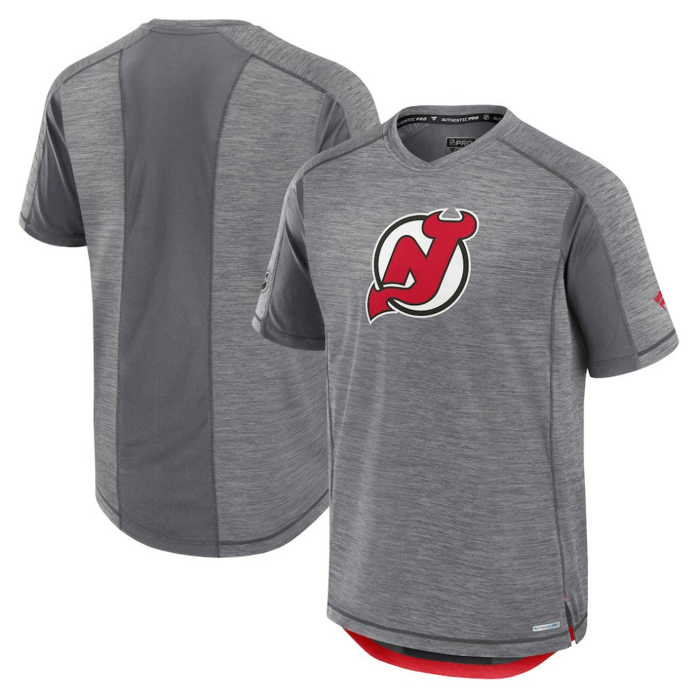 New Jersey Devils Fanatics Authentic Pro Rink Performance T-Shirt - Heather Gray | Fanatics near me