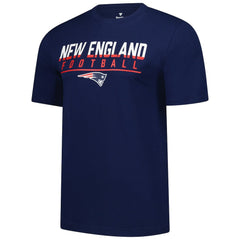 New England Patriots Blocked T-Shirt - Navy - Fanatics