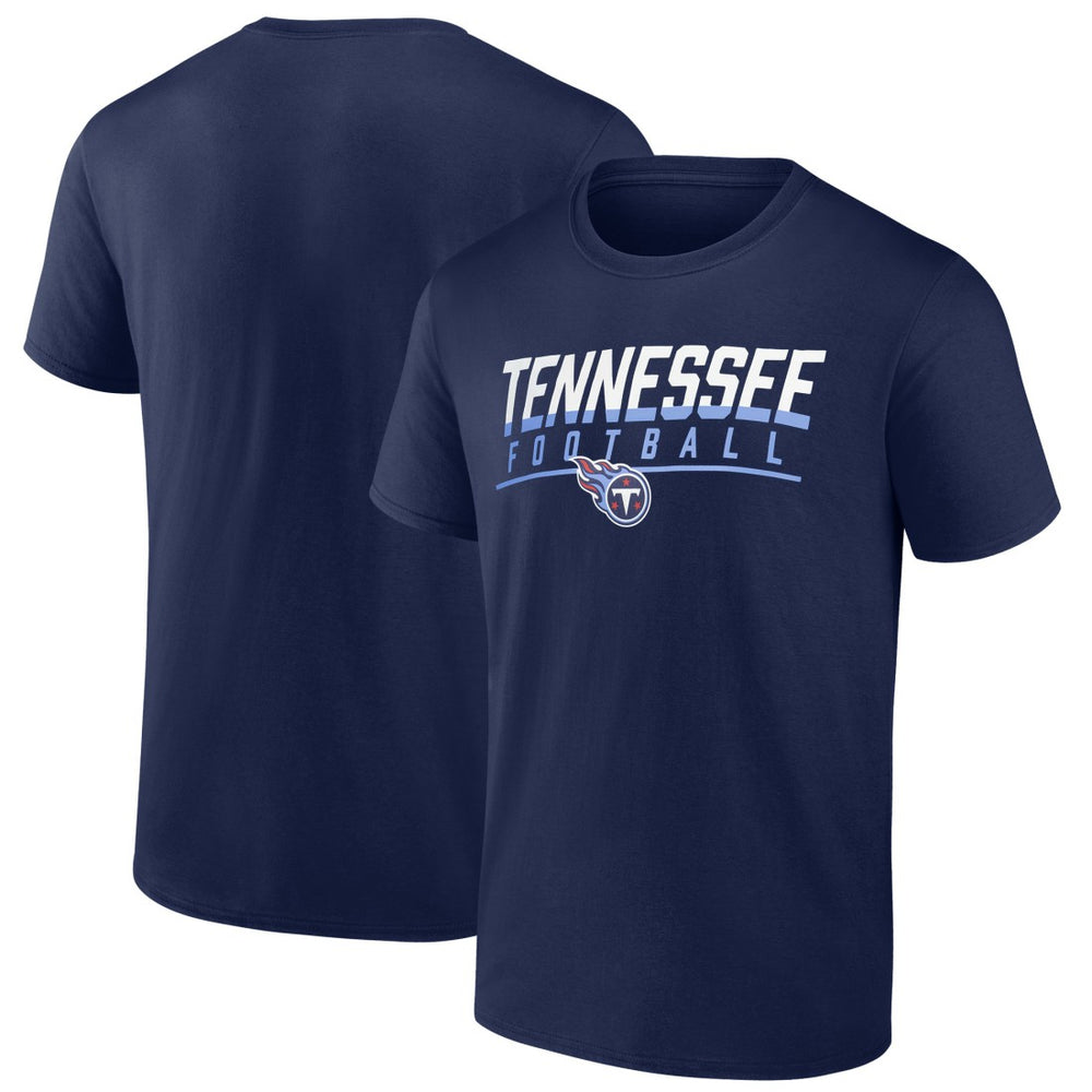 Tennessee Titans Blocked T-Shirt - Navy - Fanatics