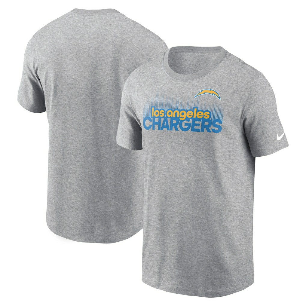 Los Angeles Chargers Local Essential T-Shirt - Heather Gray - Nike