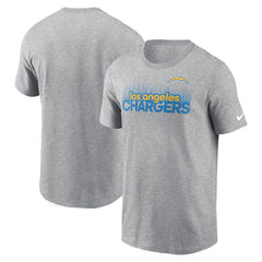 Los Angeles Chargers Local Essential T-Shirt - Heather Gray - Nike