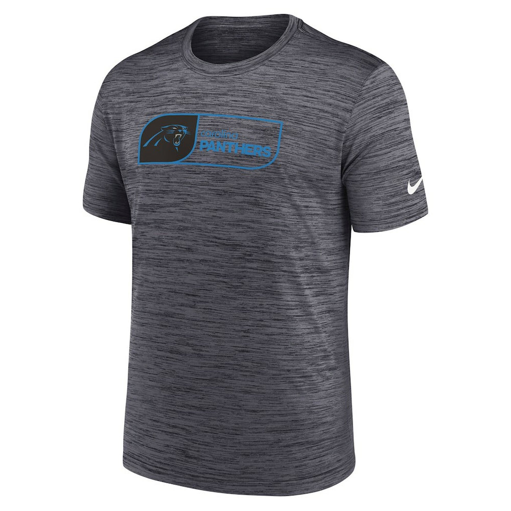 Carolina Panthers Velocity Jock Tag Performance T-Shirt - Black - Nike