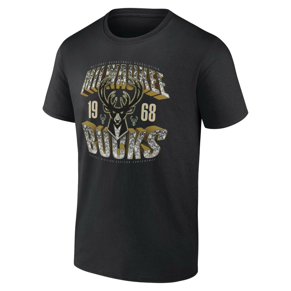 Fanatics Milwaukee Bucks Quick Strides T-Shirt Black
