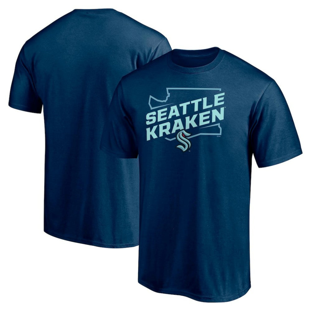 Seattle Kraken Fanatics Block Party Push Ahead T-Shirt - Deep Sea Blue | Fanatics sale